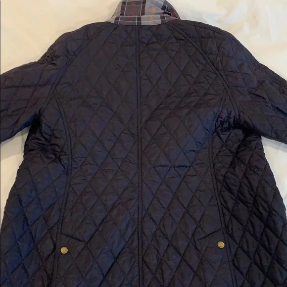 Barbour Quilted Jacket in Dark Navy - Picture 7 of 8